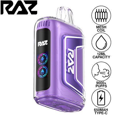 Grape Ice Raz Vape TN9000